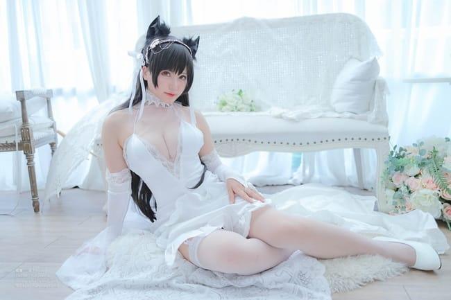 Nyako喵子 – NO.041 爱宕婚纱[62P-177MB]