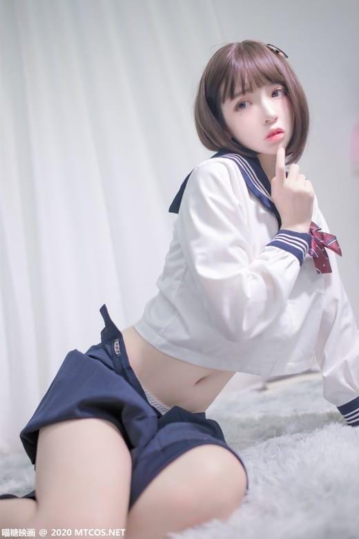 [喵糖映画]VOL.349 居家JK至服 [20P/400MB]
