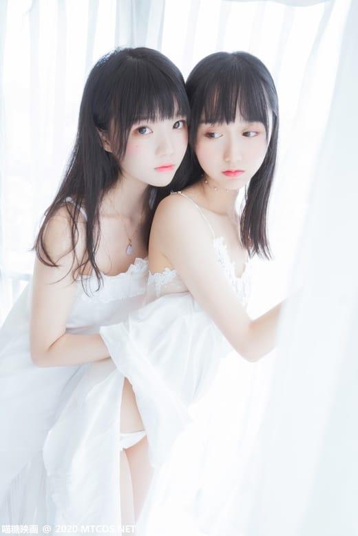 [喵糖映画]VOL.173 新娘与伴娘 姐妹花 [54P/929M]