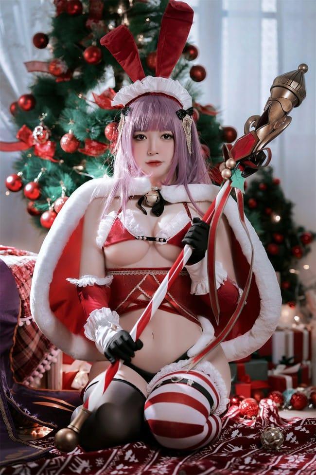 半半子 – NO.65 Christmas Bunny Aike [41P-457MB]