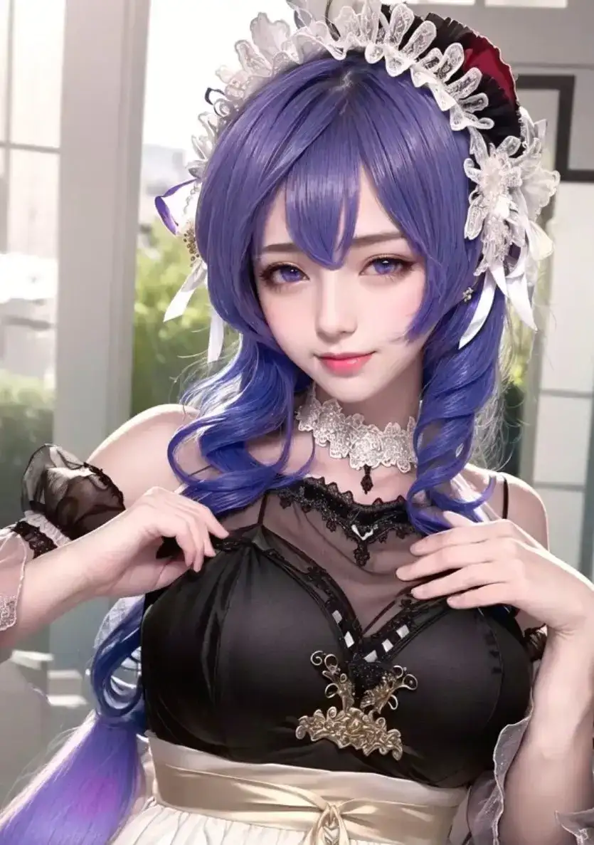 原神甘雨cos开襟图片,甘雨cosplay开襟图正片什么样子-1 原神甘雨cos开襟图片,甘雨cosplay开襟图正片什么样子