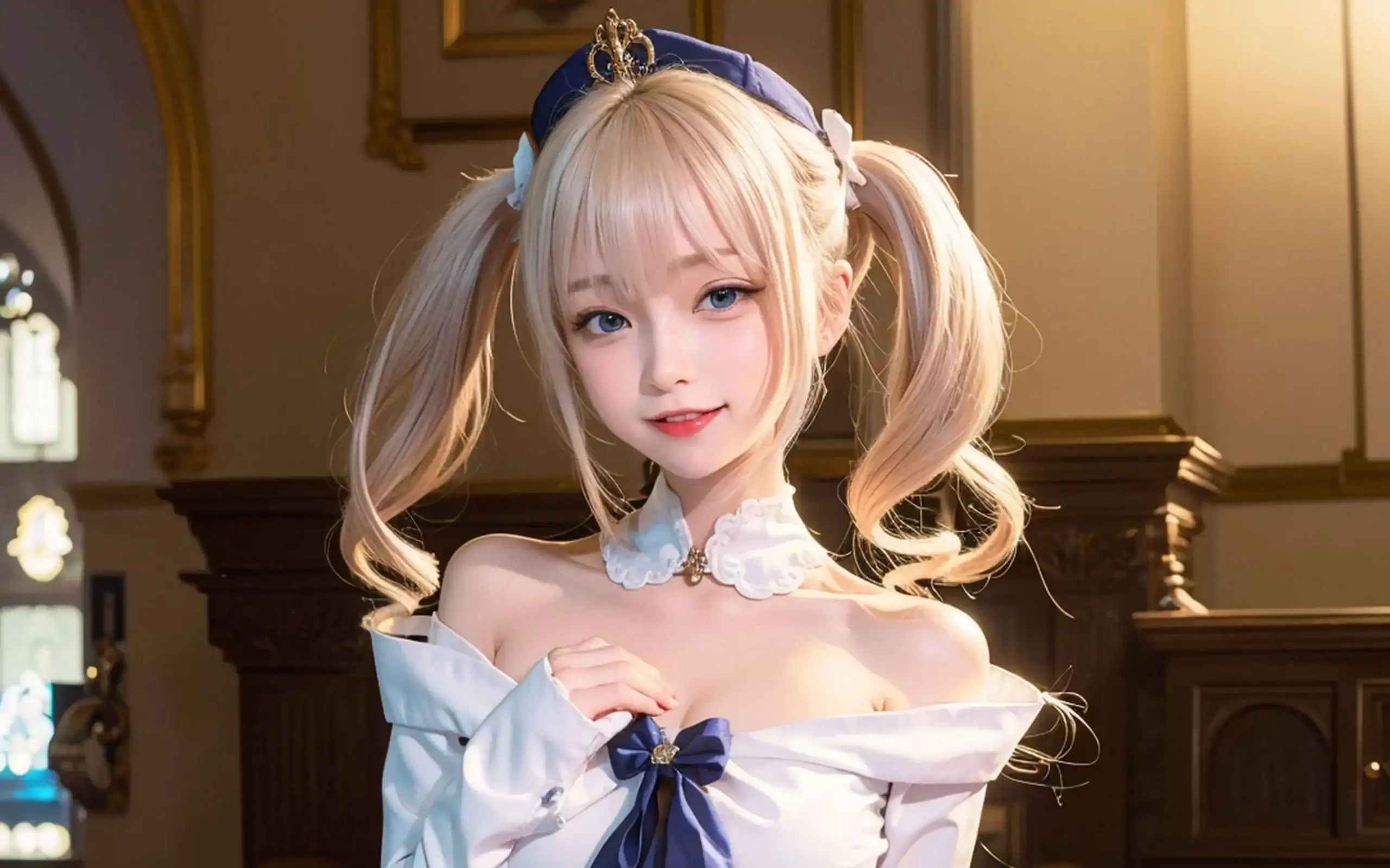 原神芭芭拉cos图片,芭芭拉cosplay开襟图漫画来源-1 原神芭芭拉cos图片,芭芭拉cosplay开襟图漫画来源